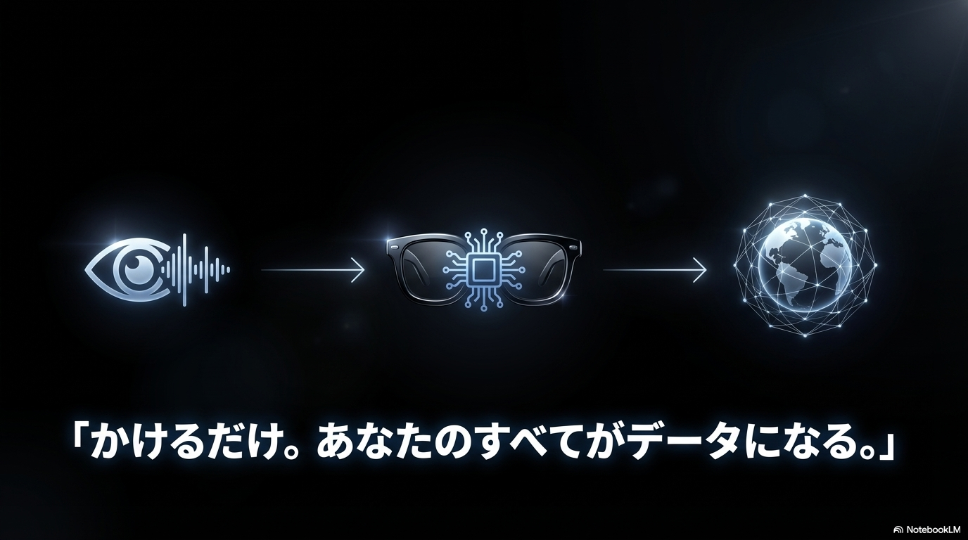かけるだけ。あなたのすべてがデータになる。